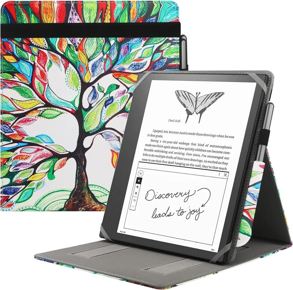 Housse Kindle Scribe 2022 et Kobo Elipsa 10.3 pouces - Étui Slim Bleu