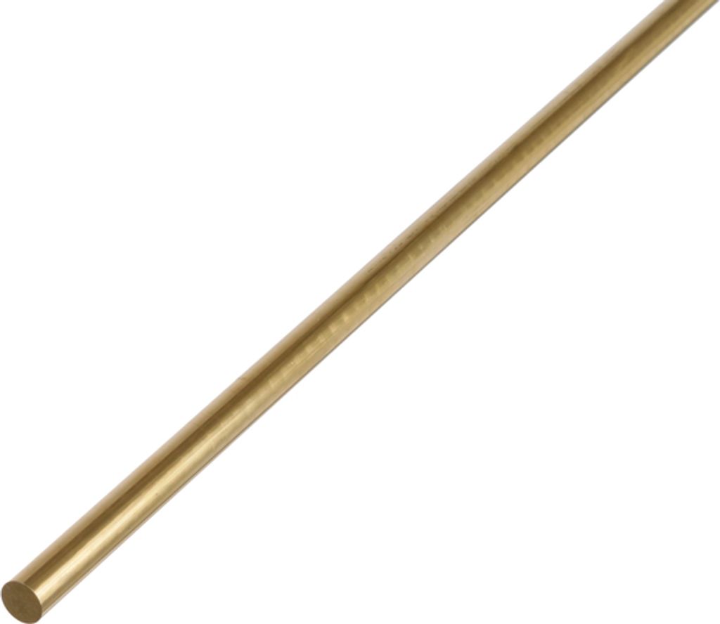 Alberts Rundstange | Messing | 1000 x 10 mm Produktbild 