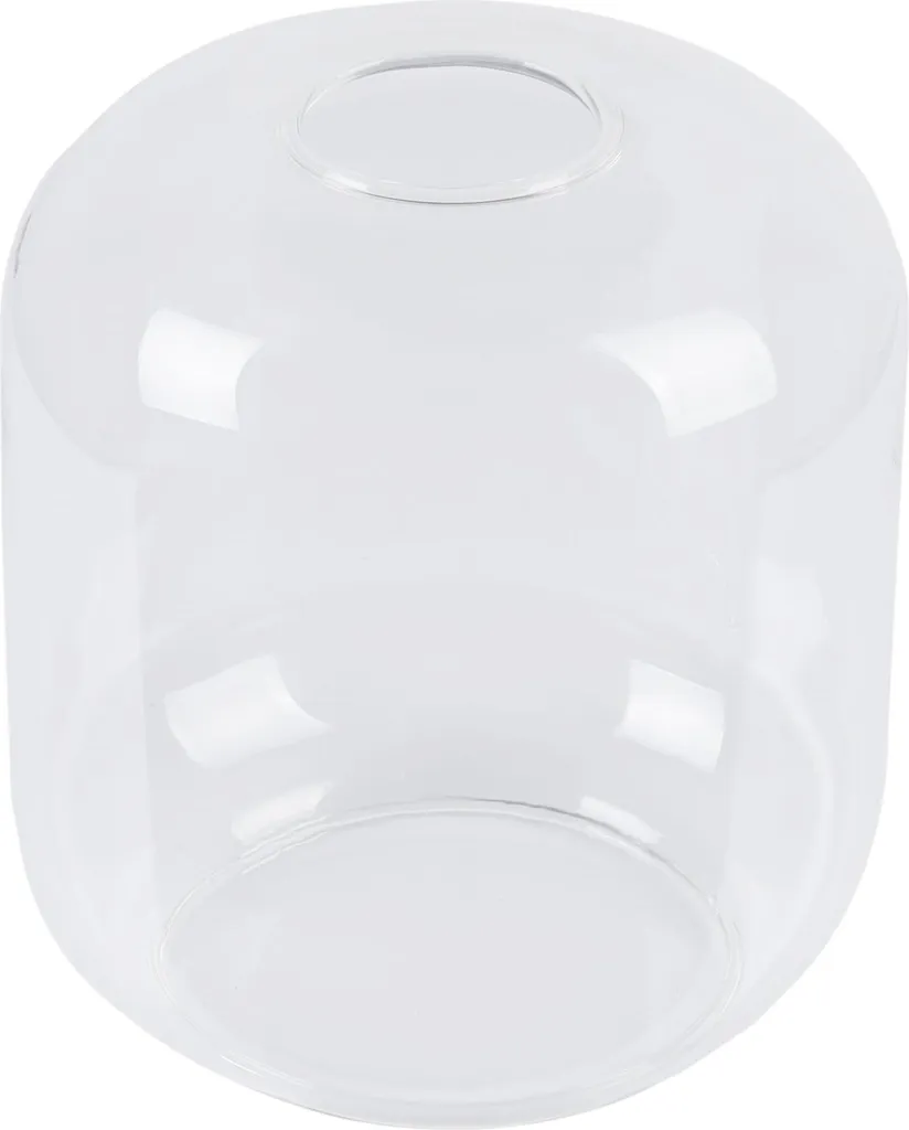 Paralume Novalja trasparente a cilindro – elegante paralume in vetro per un'illuminazione interna moderna