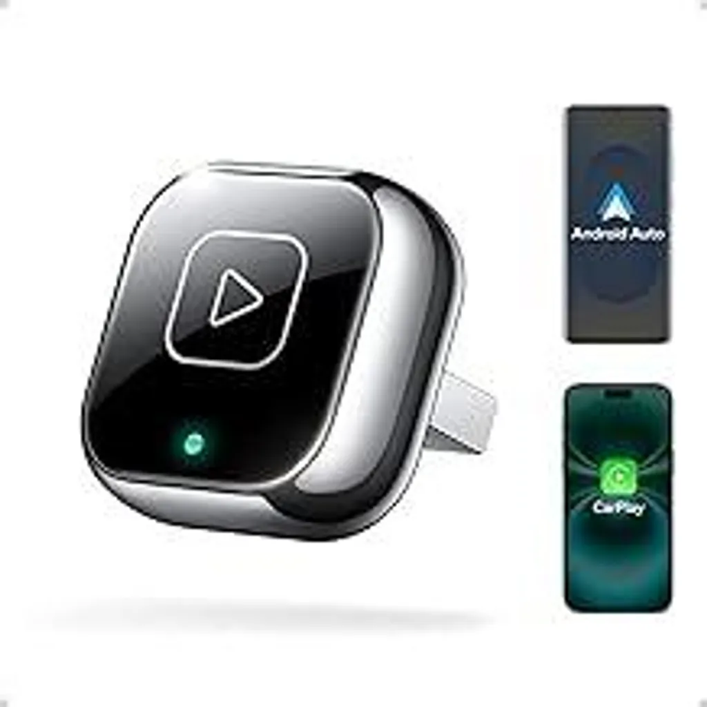 Adattatore Wireless Carplay Android Auto Mavlou - Mini Dongle Metallo