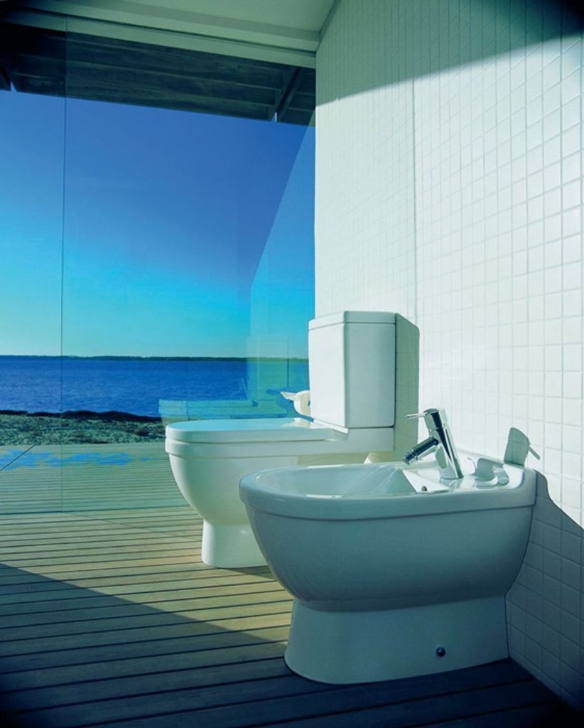 WC-Sitz Starck 3 mit SoftClose Scharniere edelstahl, weiß Produktbild 24