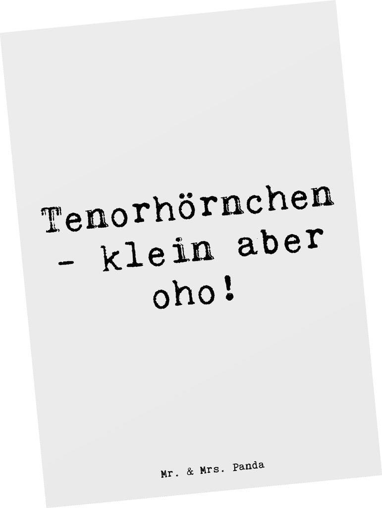 Mr. & Mrs. Panda Postkarte Spruch Tenorhörnchen Magie - Produktbild 
