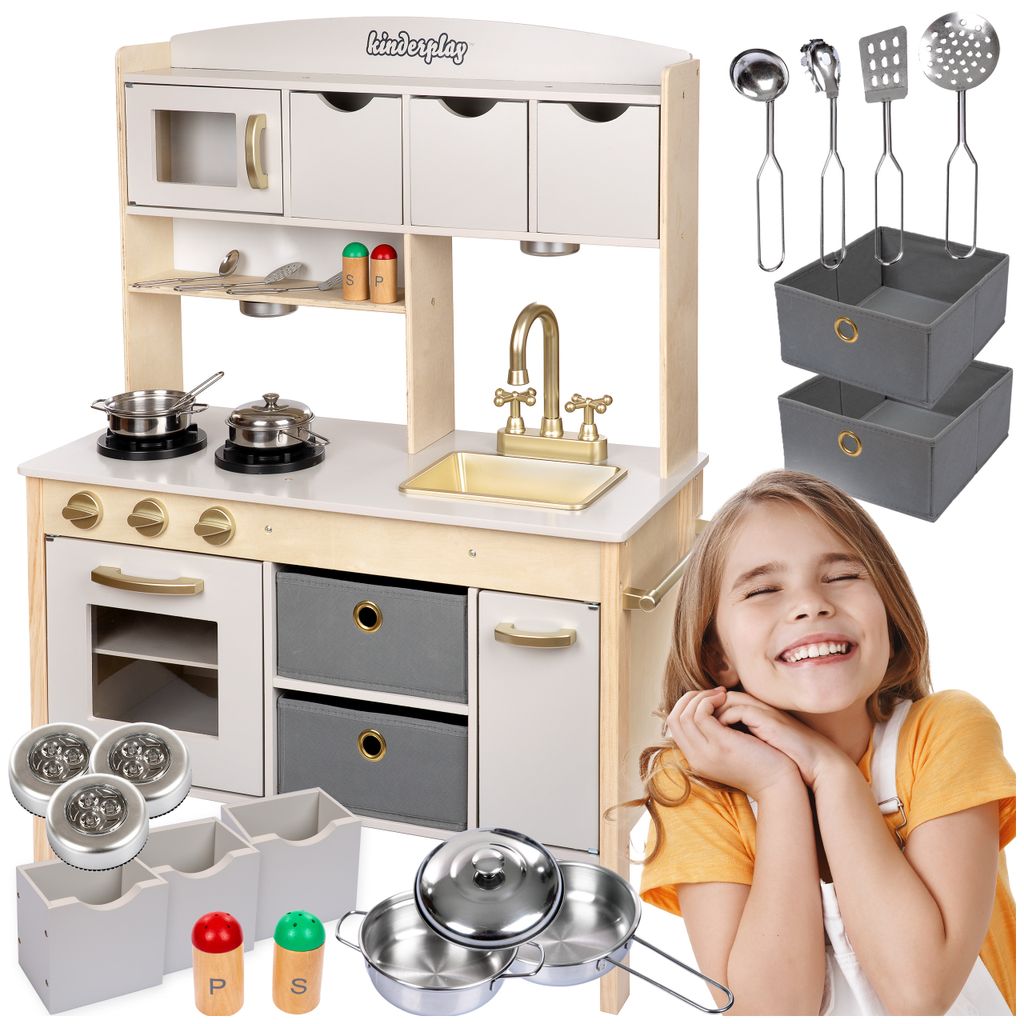 Kinder Küche Kinderküche Küchenzubehör Spieleküche Kochgeschirr Küchenspielzeug 