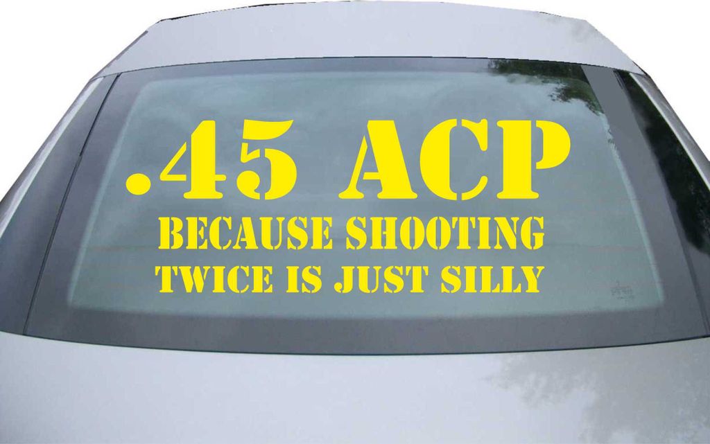 Indigos UG - Aufkleber Heckscheibe & Motorklappe DE2511 - gelb - 600x235 mm - 45 ACP - Auto Scheiben Fenster Heckklappe Tuning Racing JDM - Die cut