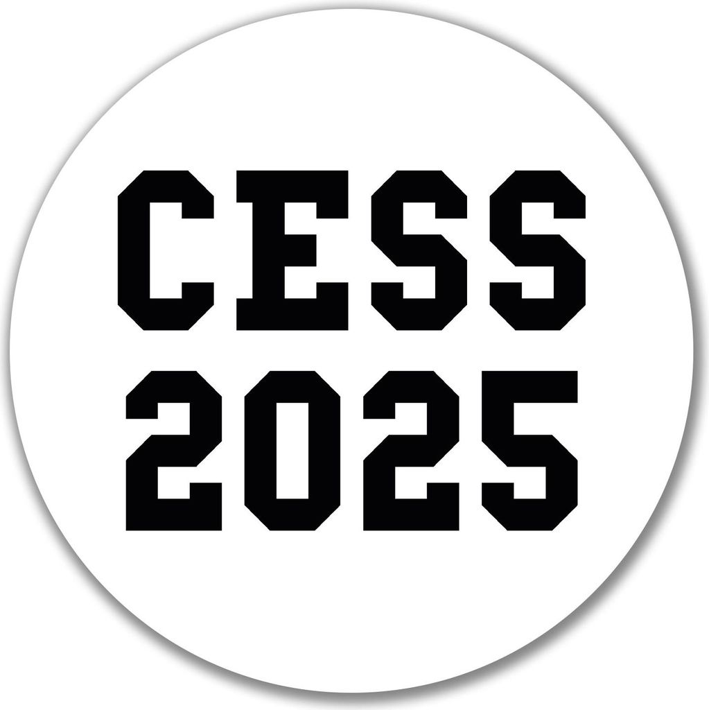 Huuraa Aufkleber CESS 2025 Abschluss Belgien (frz.) 10cm rund Sticker Geschenkidee