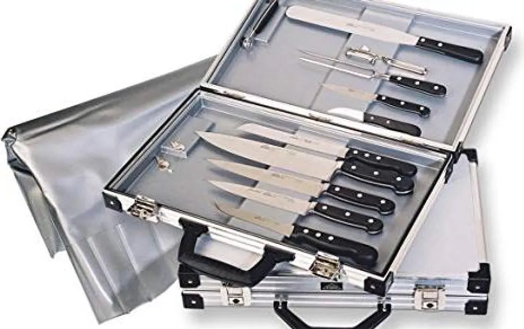 Stubai Mallette de Cuisine Meister Alu 8 Pièces Set de Couteaux Pro
