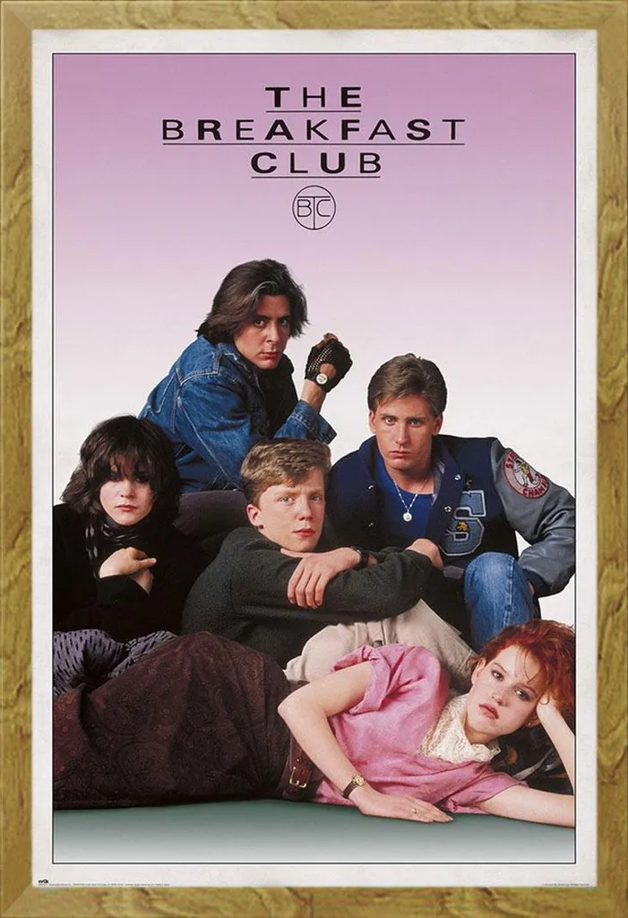 Set Poster Breakfast Club Sincerely Yours e Cornice Shinsuke Oak