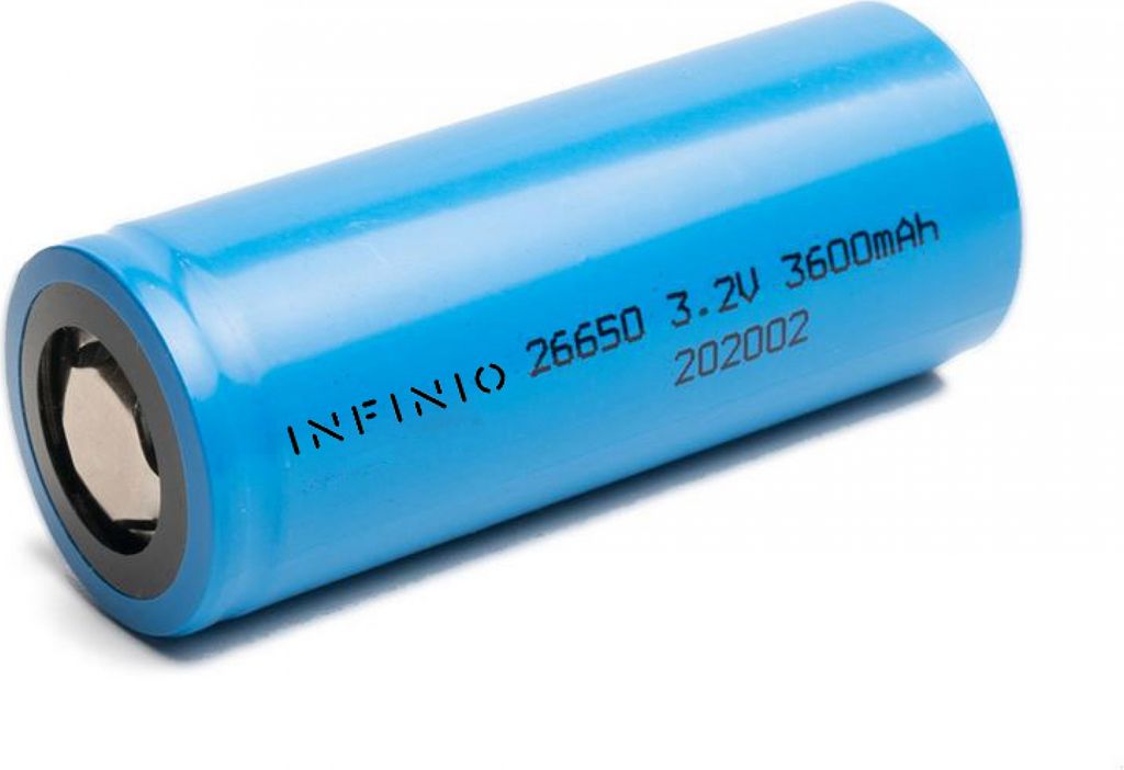 Infinio® LiFePO4 IFR26650M1B Akku 3,2V 3600 mAh High Produktbild 