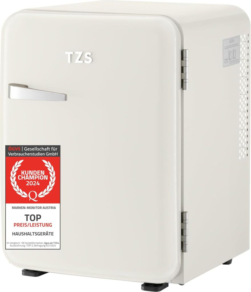 TZS First Austria - Retro Mini Kühlschrank 40L lautlos - Produktbild 
