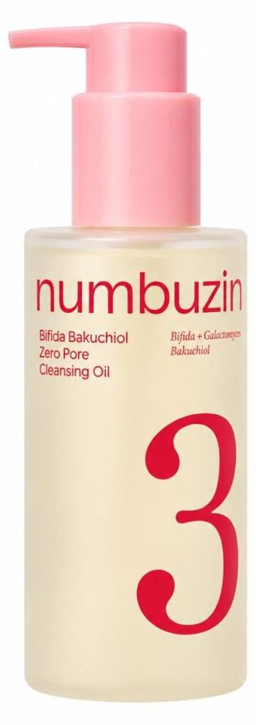 Numbuzin – nr 3 Bifida Bakuchiol Zero Pore Cleansing Oil, Zdjęcie produktu 