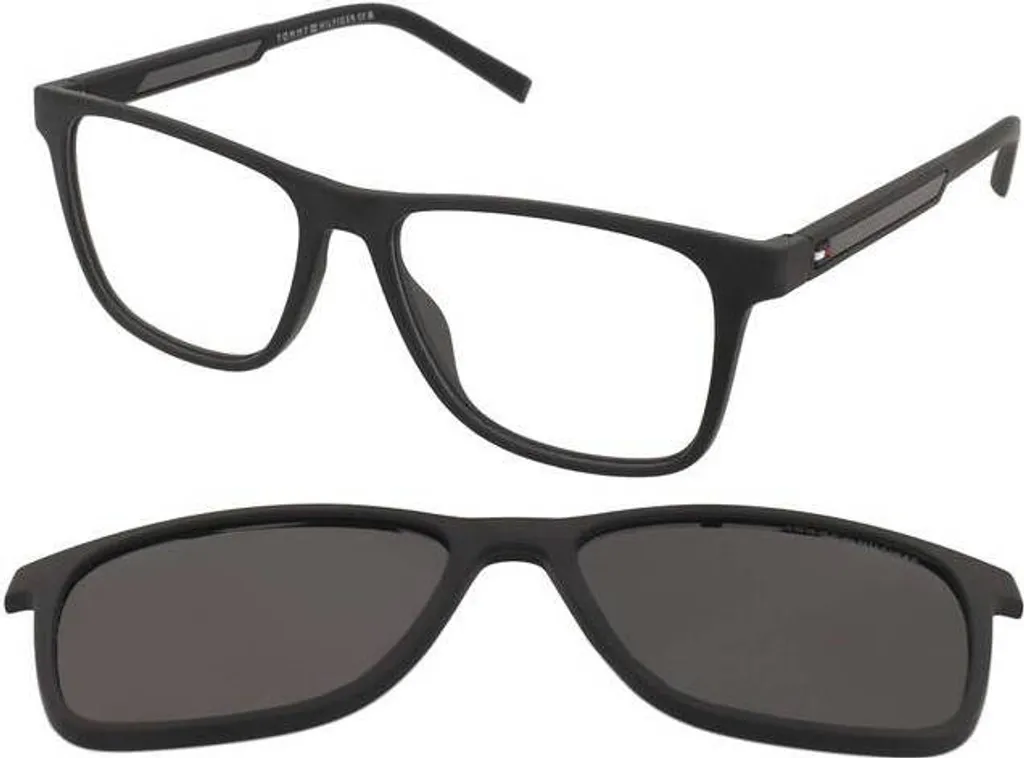 Lunettes de soleil dioptriques Tommy Hilfiger TH 2203/C 08A Noires
