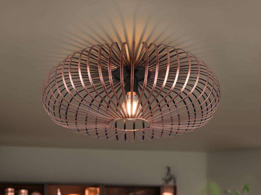 TRIO TRIO JOHANN - Lampada da soffitto - rame antico - Immagine del prodotto 