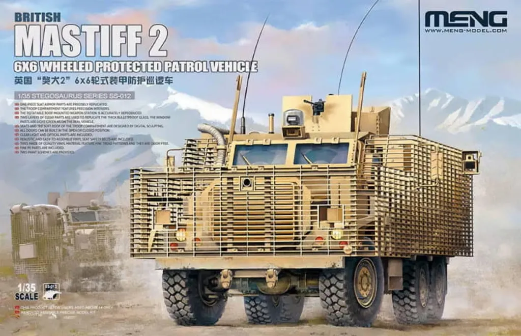 Maquette Militaire Mastiff 2 6X6 pour Diorama Armée Britannique 1:35