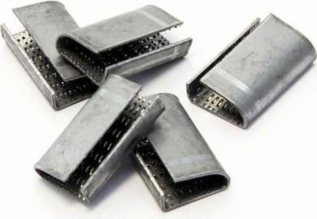 Metallverschlusshülse f.Bandbreite 16mm verzinkt aufgerauht TRANSPAK