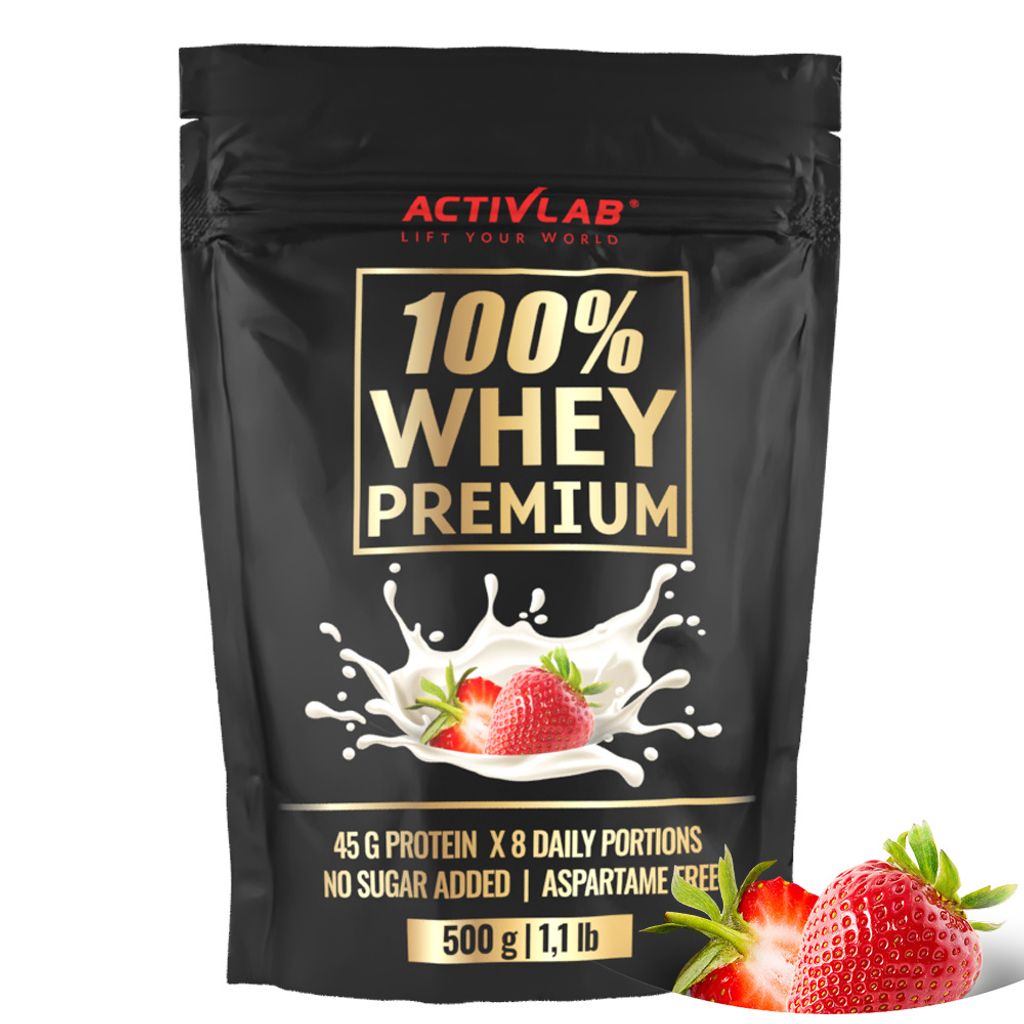 Activlab 100% Whey Premium 500g, hoher Proteingehalt, Produktbild 