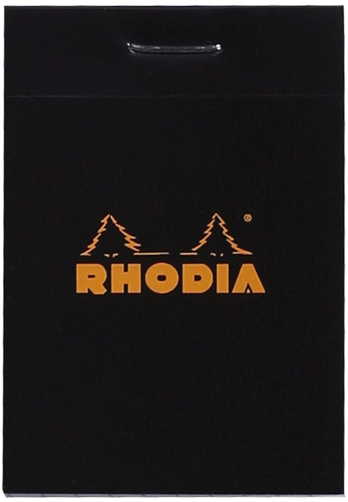 Rhodia Block 52x75 80Bl kariert sw
