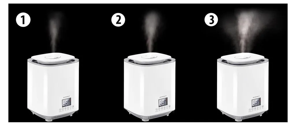 Humidificateur d'air maison Berdsen BD-502 blanc avec diffuseur brume - 12