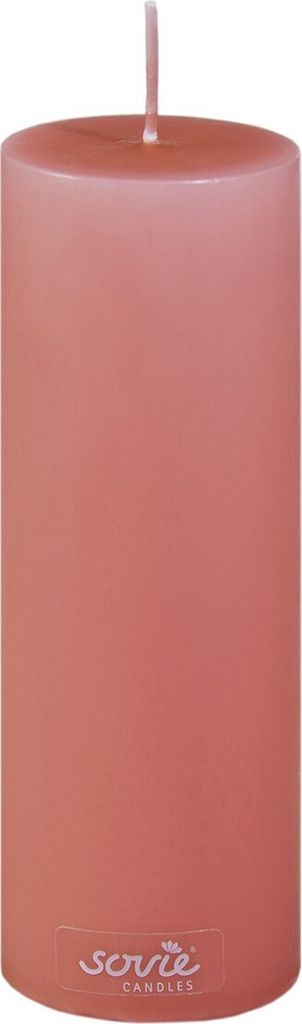 Sovie CANDLES Stumpenkerze in Kupferrot Ø 50 mm x H 150 mm, Produktbild 