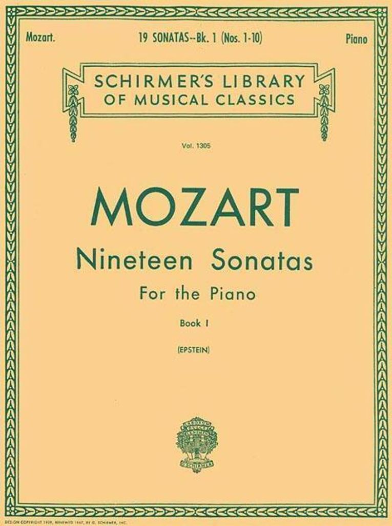 19 Sonatas - Book 1: English/Spanish Schirmer Library of Classics Volume 1305 Piano Solo