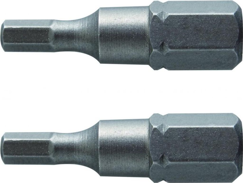 Högert Technik Schraubendreherspitzen Hex 3 und Hex 4, Stahl S2, 2 Stück, HT1S359
