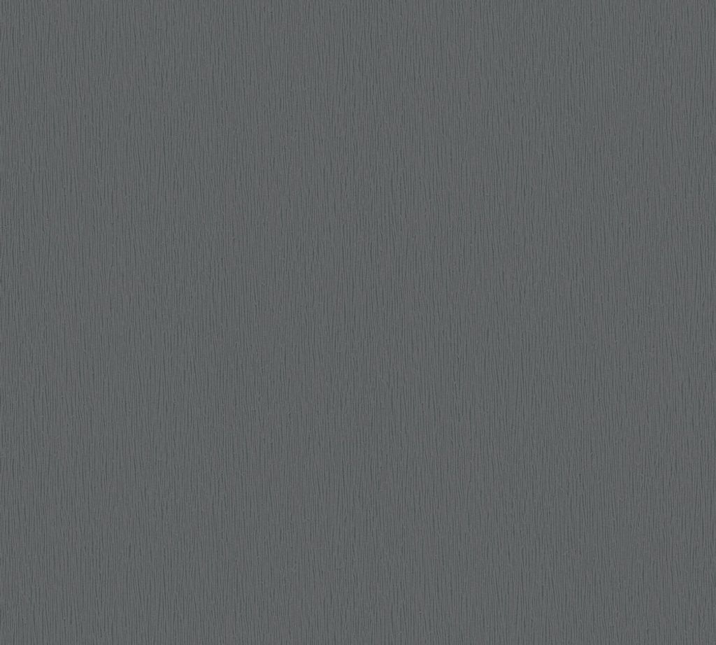 A.S. Création Unitapete Trendwall 2 einfarbige Tapete unifarben Vliestapete metallic schwarz 10,05 m x 0,53 m