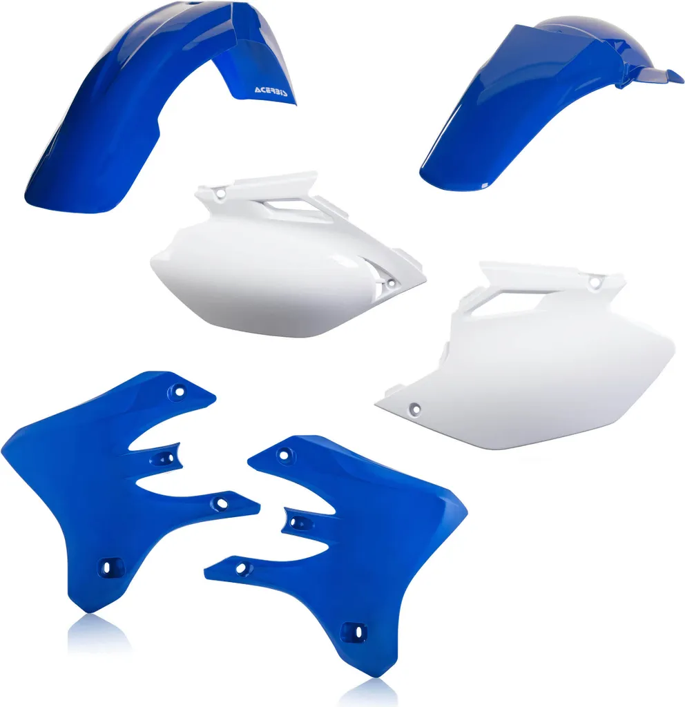 Kit carénage haute résistance ACERBIS bleu blanc pour YAMAHA WR F 6 pcs