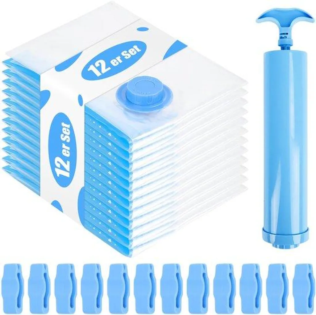Organisateur de Rangement Sous Vide 100x80 cm pour Couvertures et Pulls