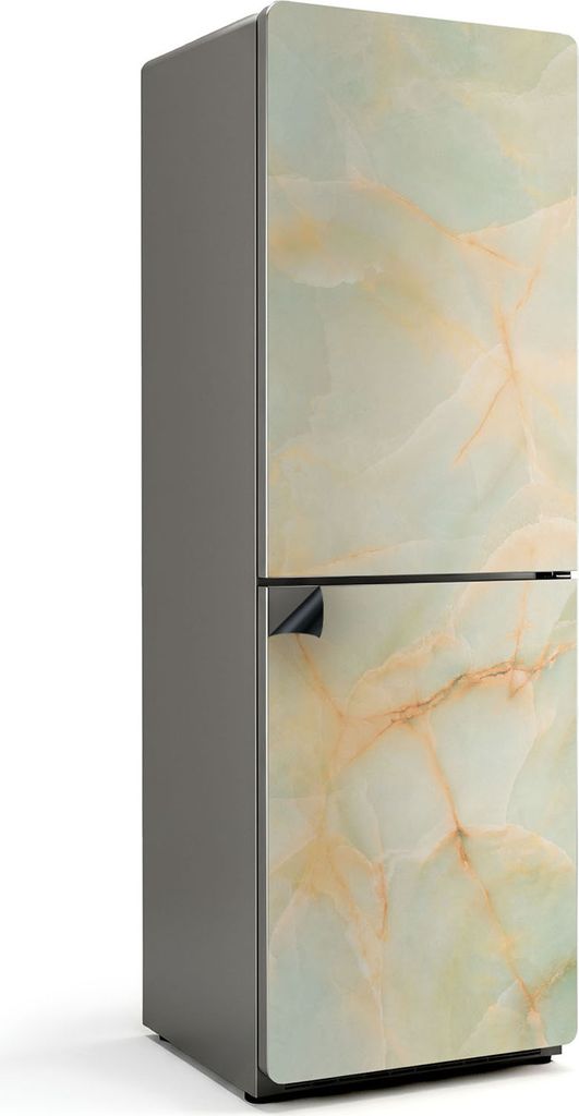 Abstraktes Marmormuster – Magnetische Kühlschrank Abdeckung – Dekorfolie magnetisch Küche – Kühlschrank Magnet Deko – selbstklebende Mag...