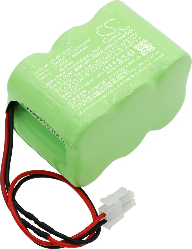 Batterie de secours rechargeable compatible Legrand C400BT 062632 4.8V