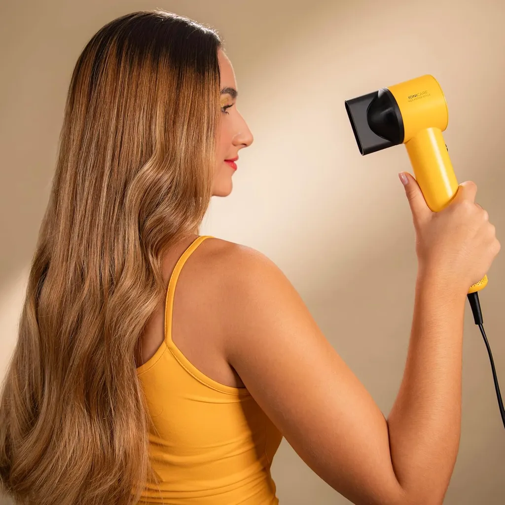 Sèche-Cheveux Cecotec RockStar Style 1500W Jaune spécial Brushing - 9