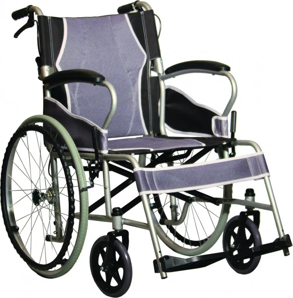 Chaise roulante de transfert pliable Antar AT52301 idéale pour le voyage