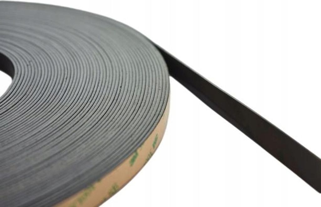 Ferritisches Magnetband 10x3 F mit 3M 300LSE Kleber mehrpolig, Extrem stark, Magnettafeln, Kühlschränke, Whiteboards, DIY