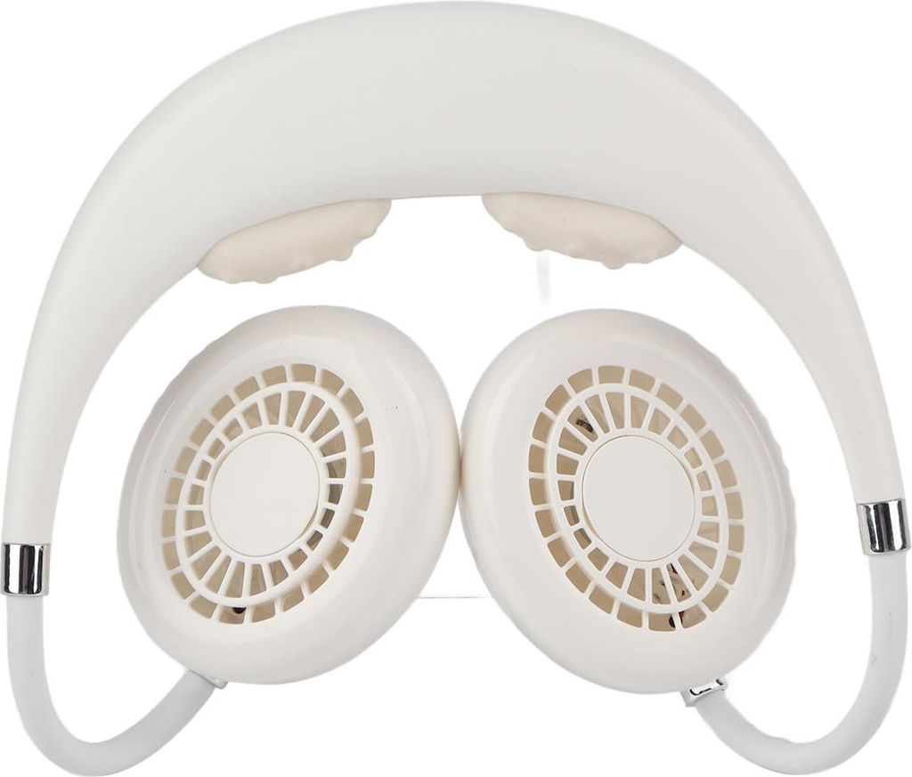 Hängende Hals Fan Portable Multifunktions Leafless Massage Aromatherapie Hals Fanfor Outdoor HomeWhite 2.3in