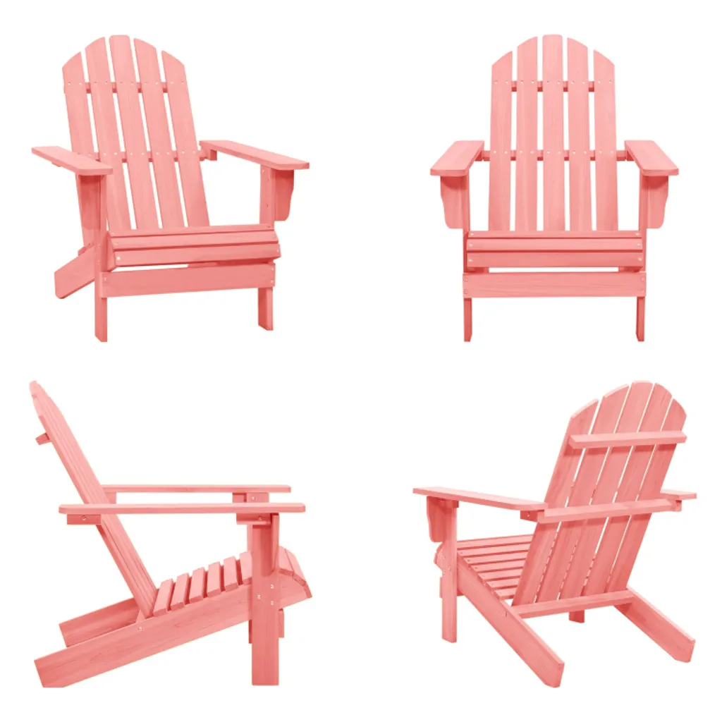 Sedia da Giardino Adirondack vidaXL in Legno Massello di Abete Rosa