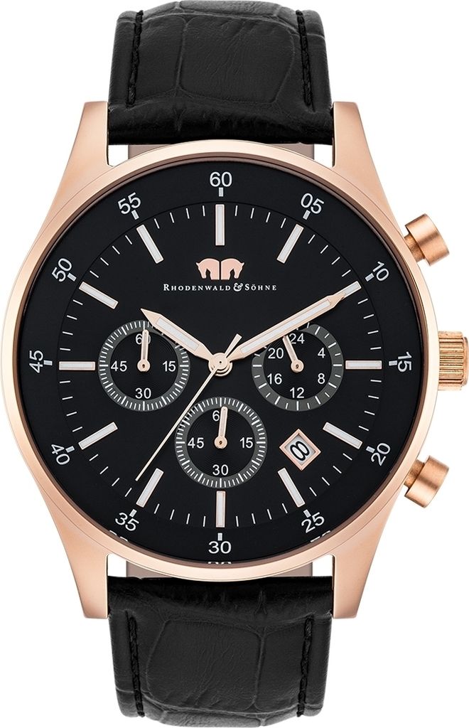 Rhodenwald   Söhne Armband-Uhr Goodwill Roségold Echtleder Produktbild 