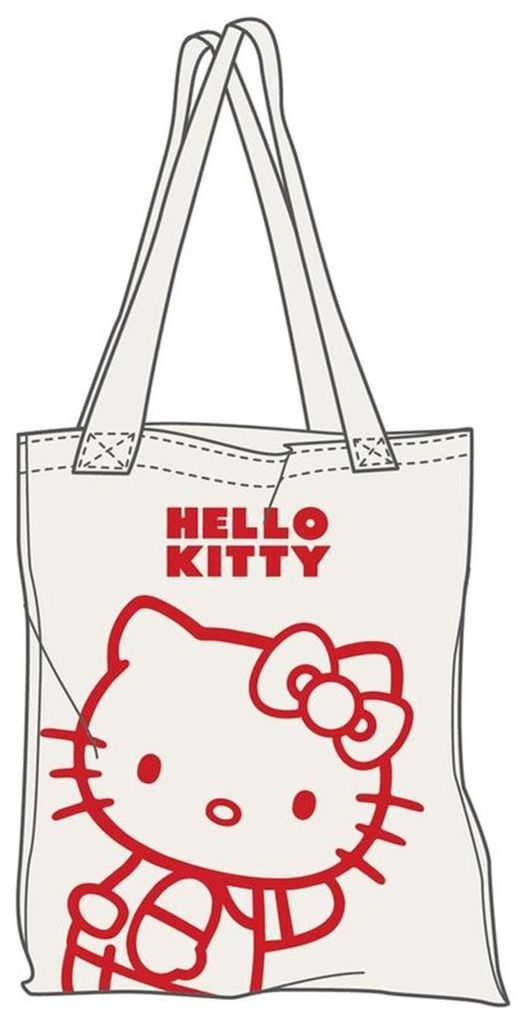 Sanrio Hello Kitty Stofftasche Beige  Beige One Size Produktbild 