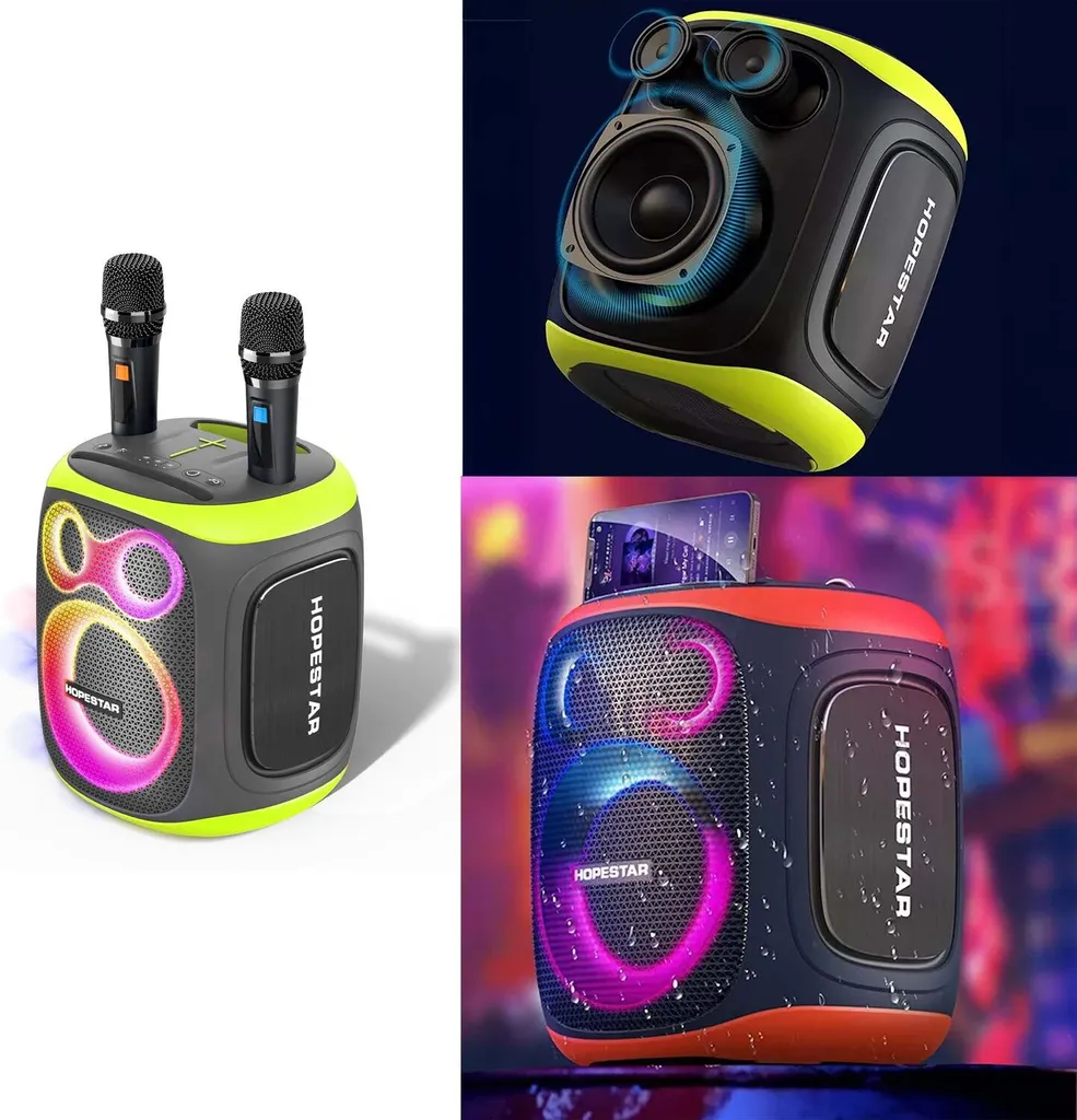 Enceinte sans fil puissante 120W avec gros caisson de basses intégré