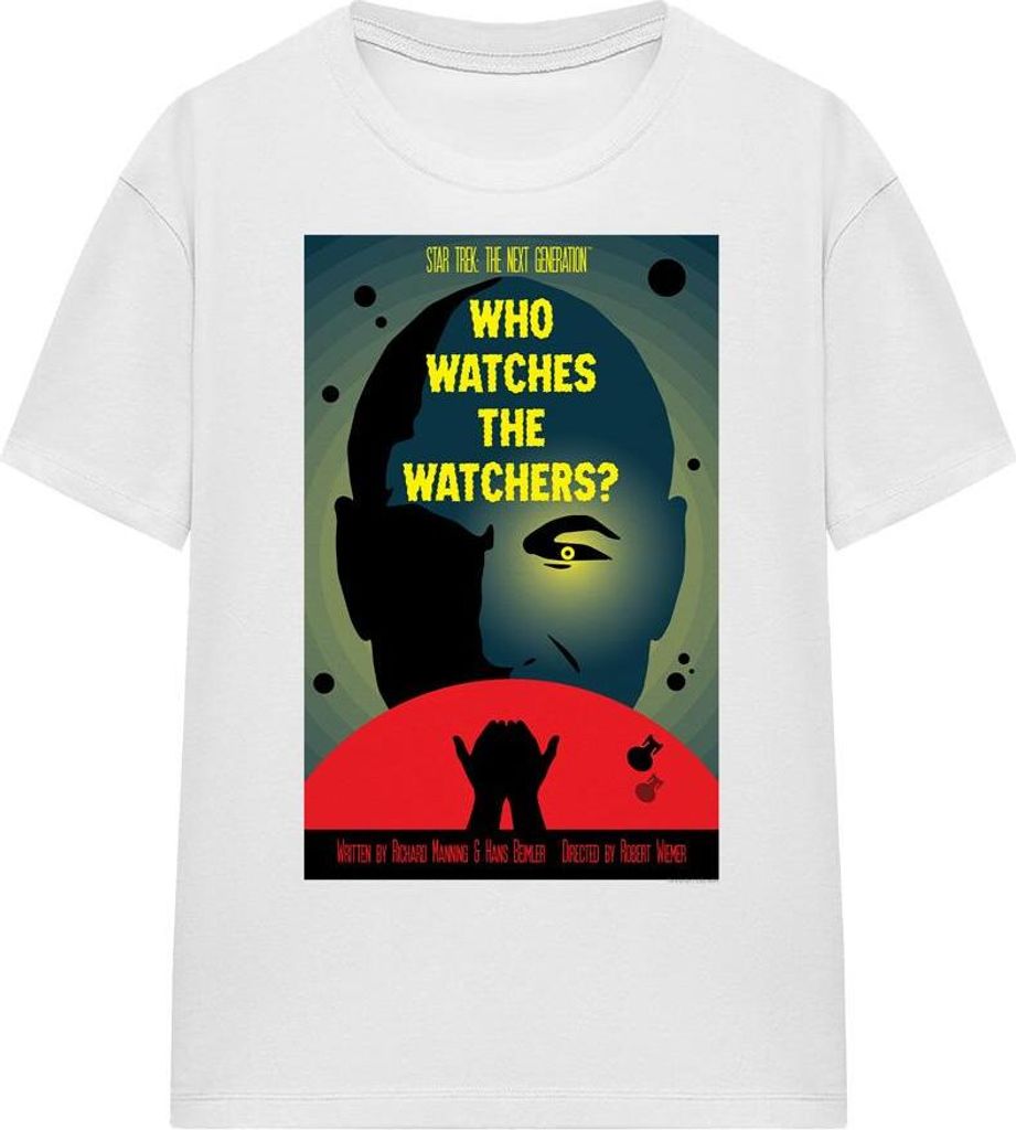Star Trek - "The Next Generation Season 3 Episode 4" T-Shirt für Herren/Damen Uni TV16424 (M) (Weiß)
