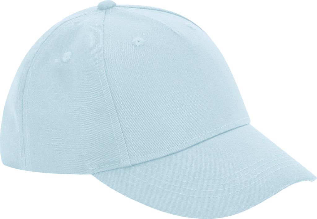 Beechfield - Baseball-Mütze 5 Segmente für Kinder RW8583 (Einheitsgröße) (Hellblau)