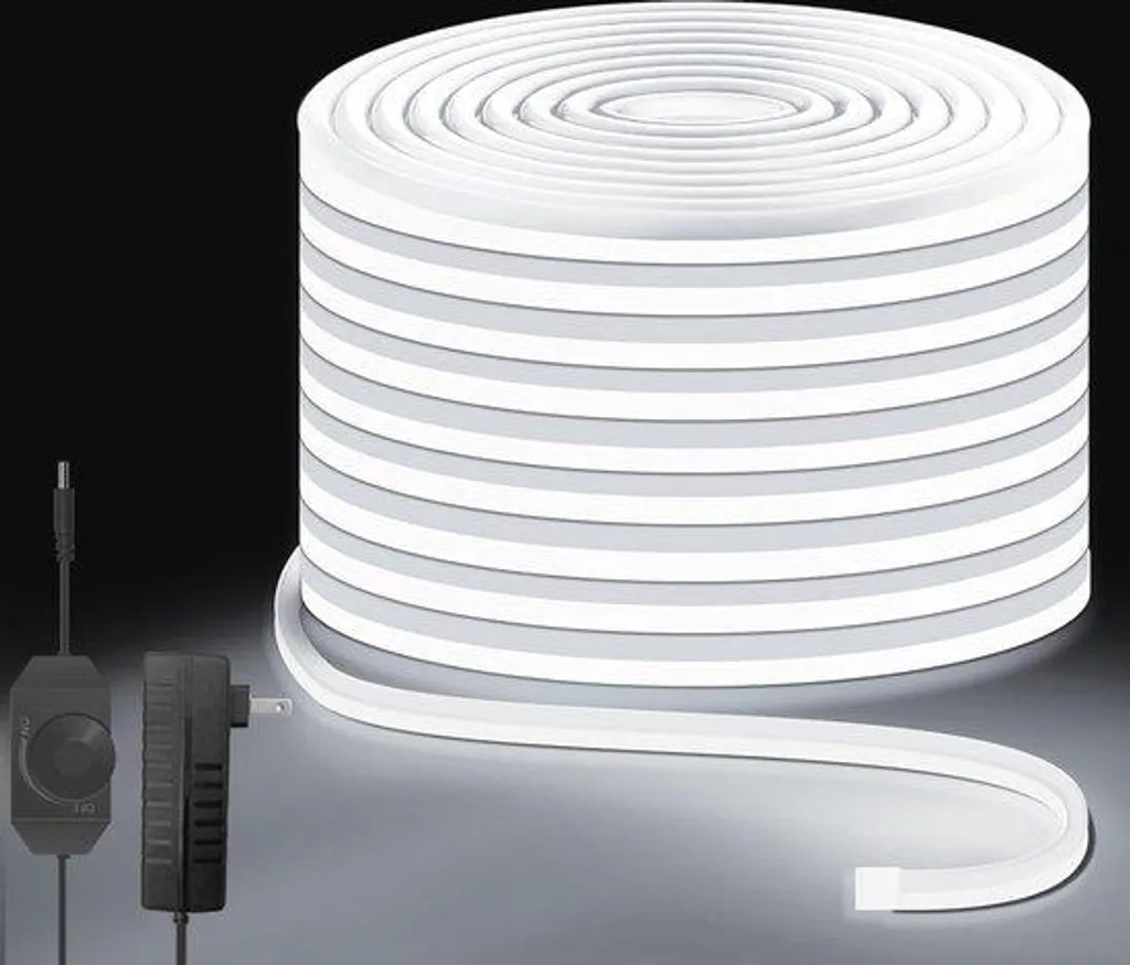 Bandeau LED étanche 10 mètres blanc froid dimmable IP65 usage extérieur