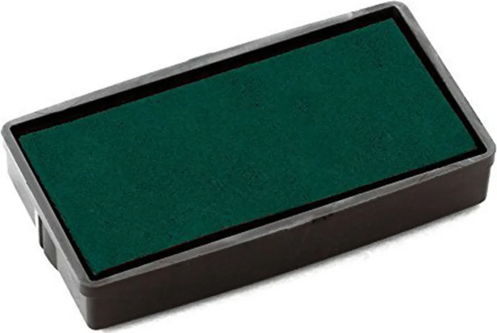 Recharge tampon COLOP E/20 vert pour marquage de documents, pack de 2