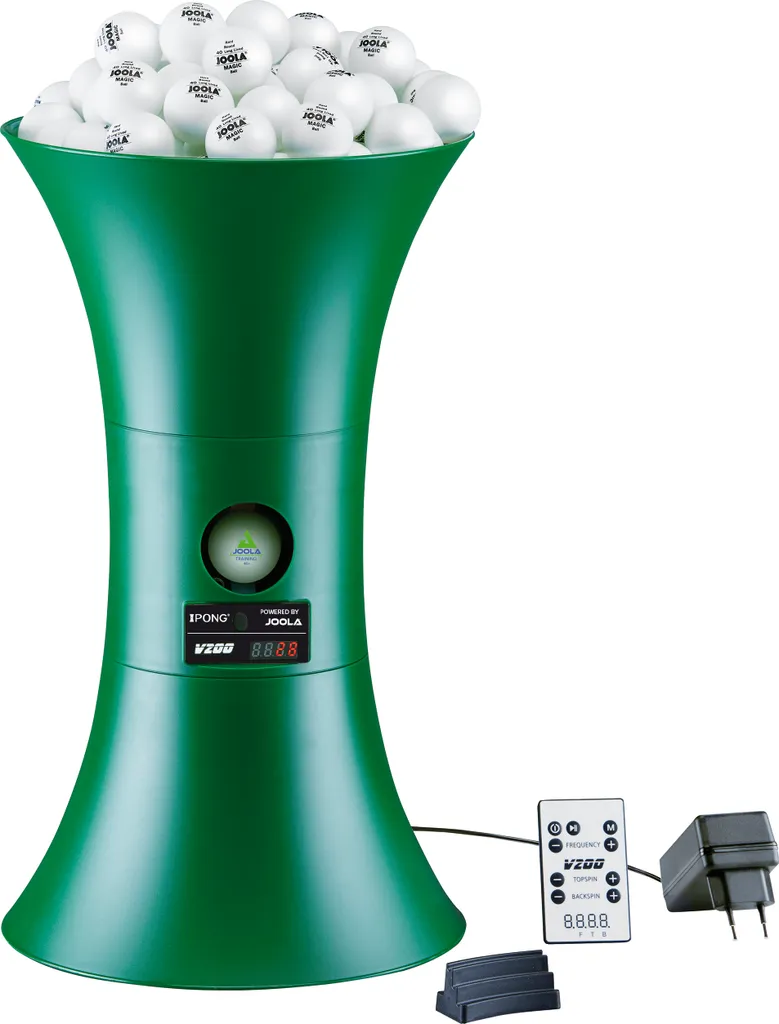 Robot de Ping-pong JOOLA iPONG V200 Vert pour Jouer Seul à la Maison