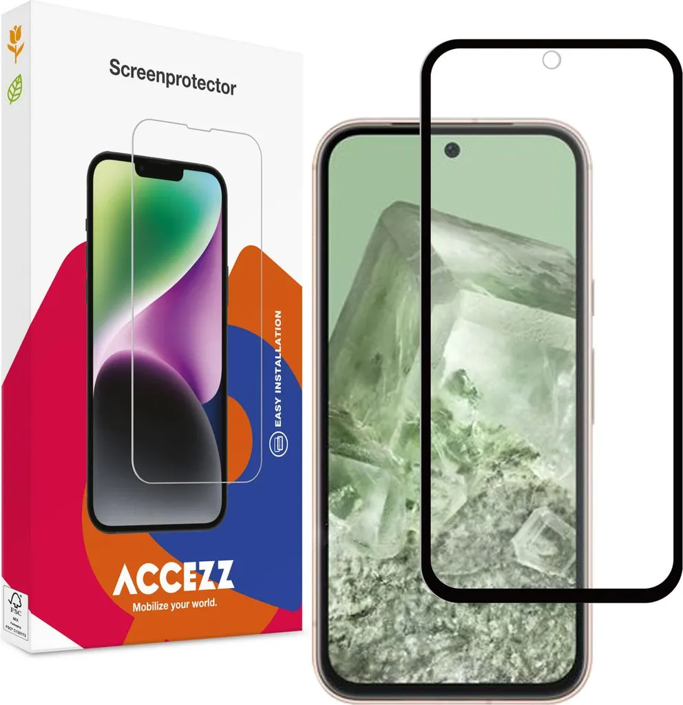 Miglior Vetro Temperato Pixel 8a: Accezz Full Cover Trasparente 9H