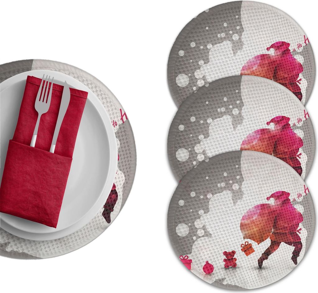 Hermia Concept, 2924Supla, Tischset, Mehrfarbig, Baumwolle, 37 x 37 cm
