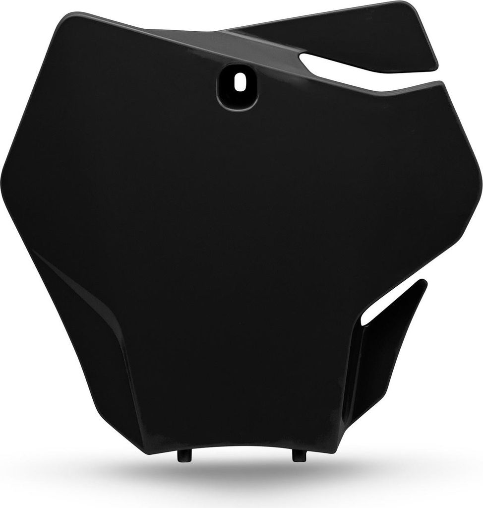 Startnummerntafel UFO PLAST Verkleidung Frontnummerntafel, Farbe:schwarz