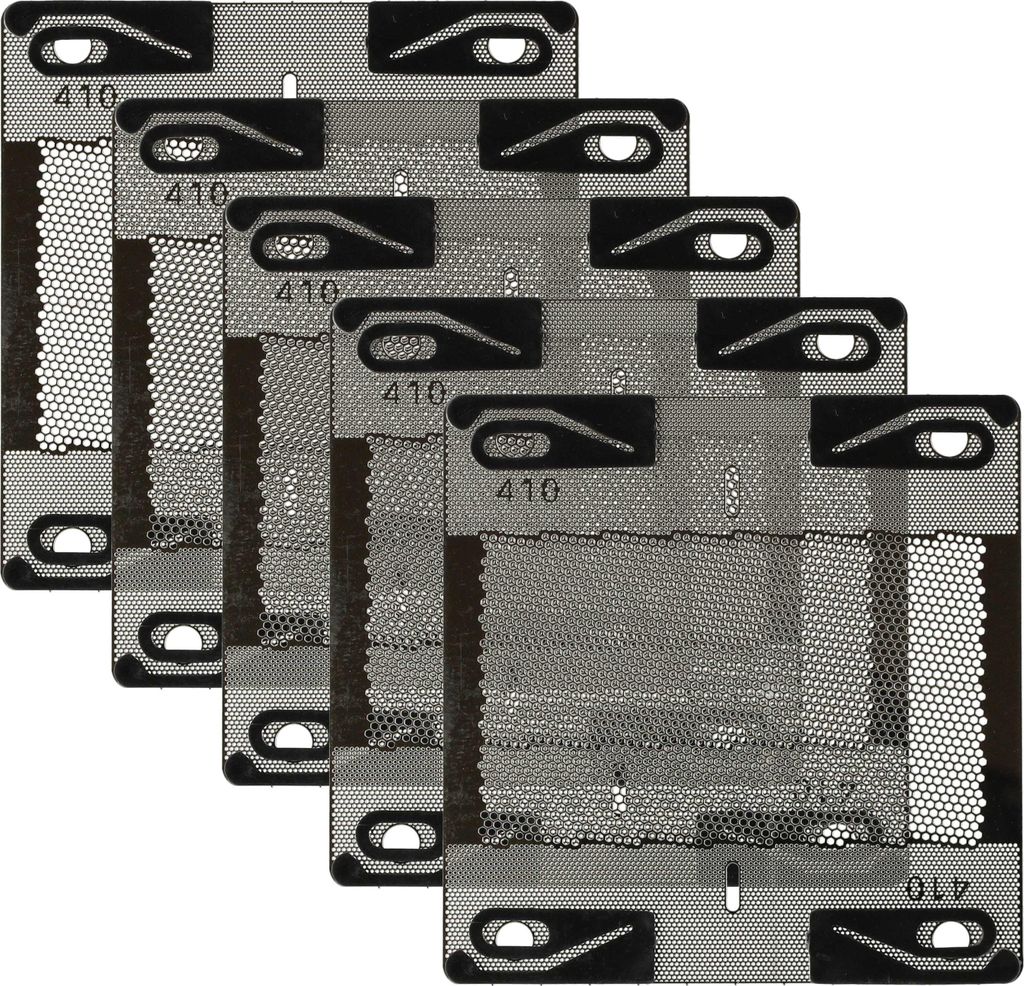 vhbw 5x Scherblatt Ersatz für Braun 410 für Rasierer Silber