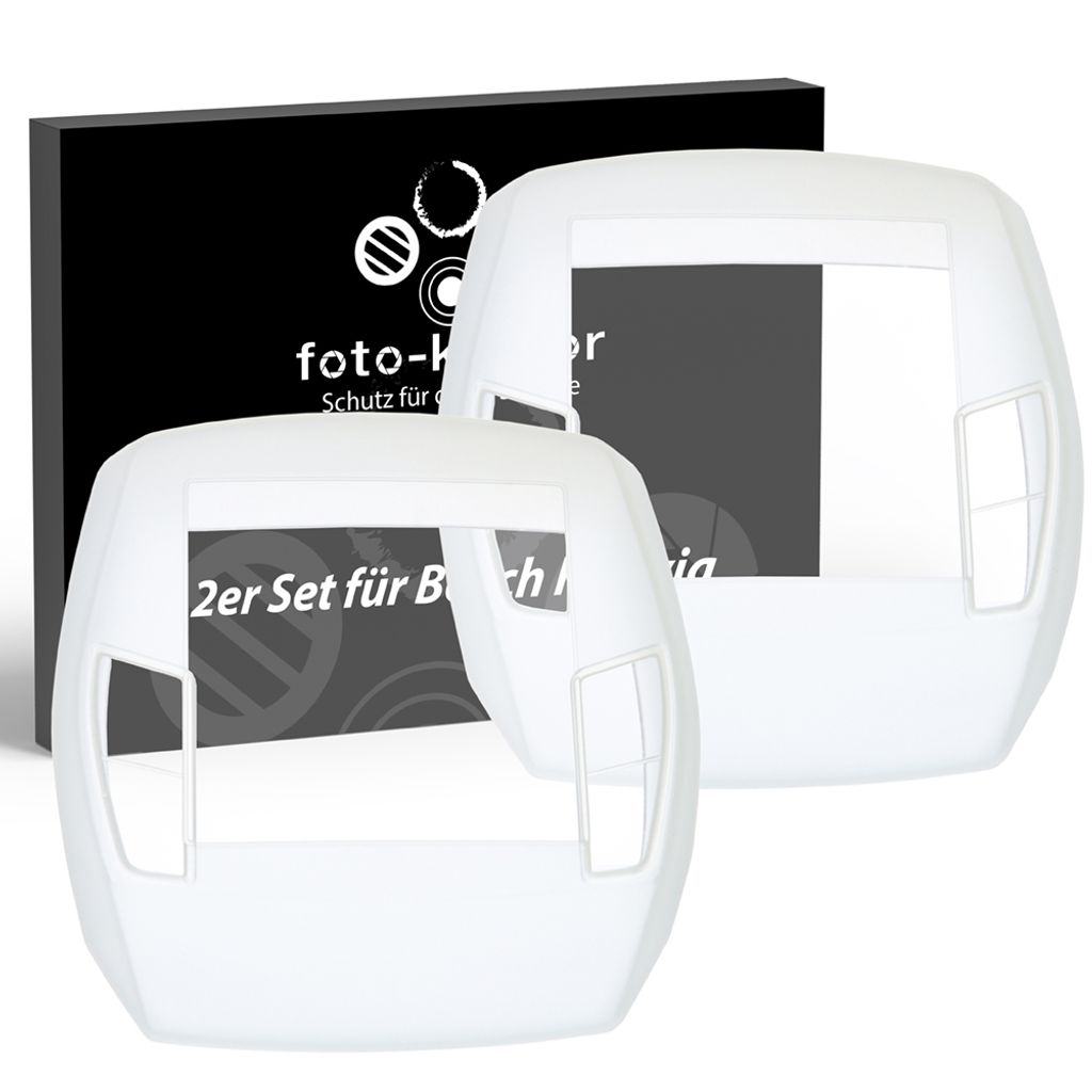 foto-kontor 2X Schutzhülle kompatibel mit Bosch Intuvia E-Bike Fahrrad Display TPU Hülle Cover Displayschutz Case Schutz gegen Wasser und Schmutz...