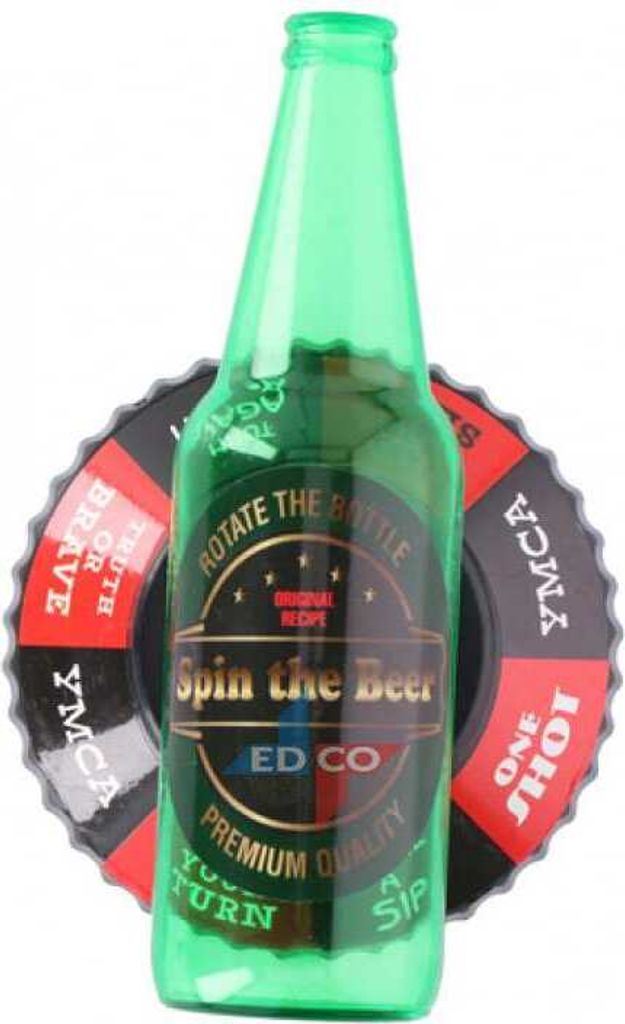 trinkspiel Flasche wird unisex 17 cm grün