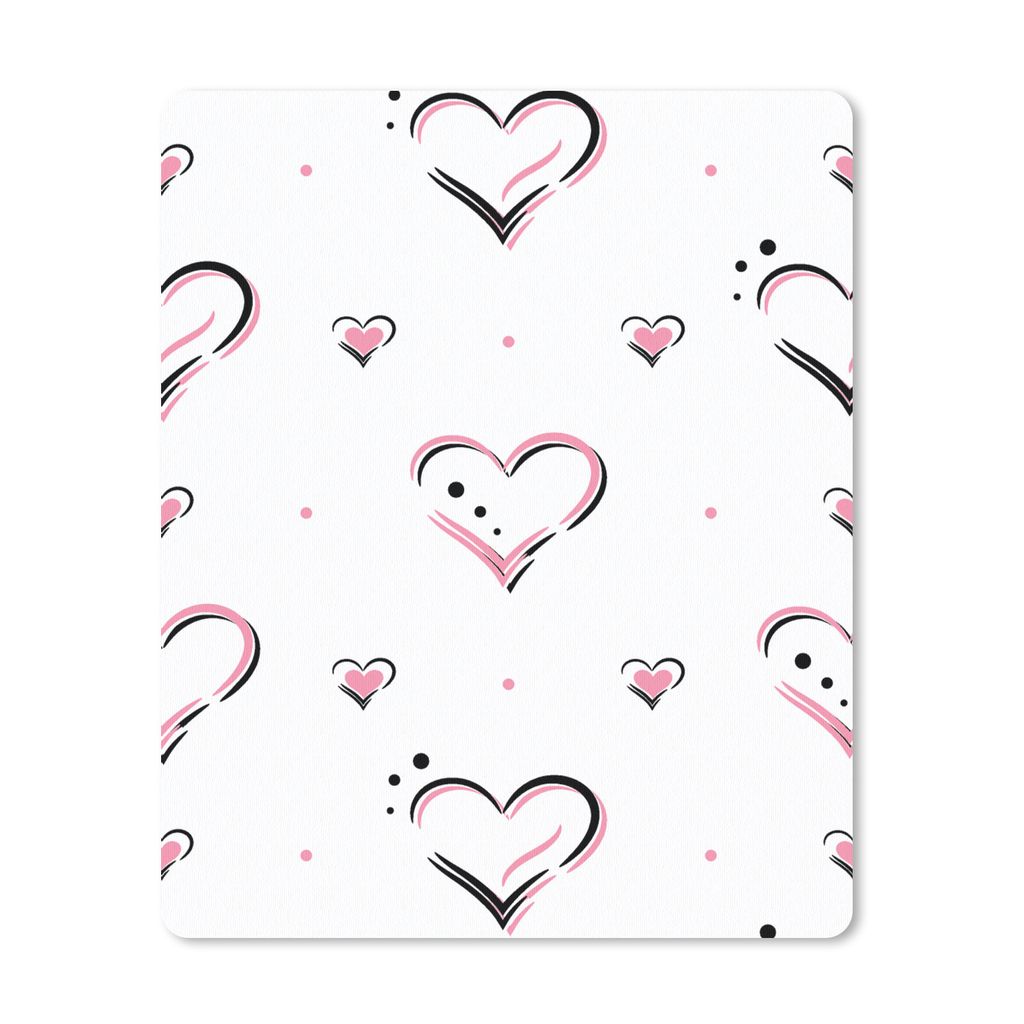 MuchoWow Mauspad Mousepad Liebe - Rosa - Geschenk zum Valentinstag 19x23 cm - Mousepads - Maus Mat - Pad - Mausunterlage - Mauspads - Spielen