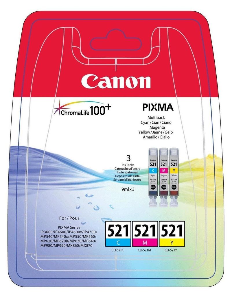 Canon CromaLife 100+, Standaard opbrengst, Azuur, Paars, Productafbeelding 
